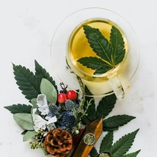 cannabis in tea